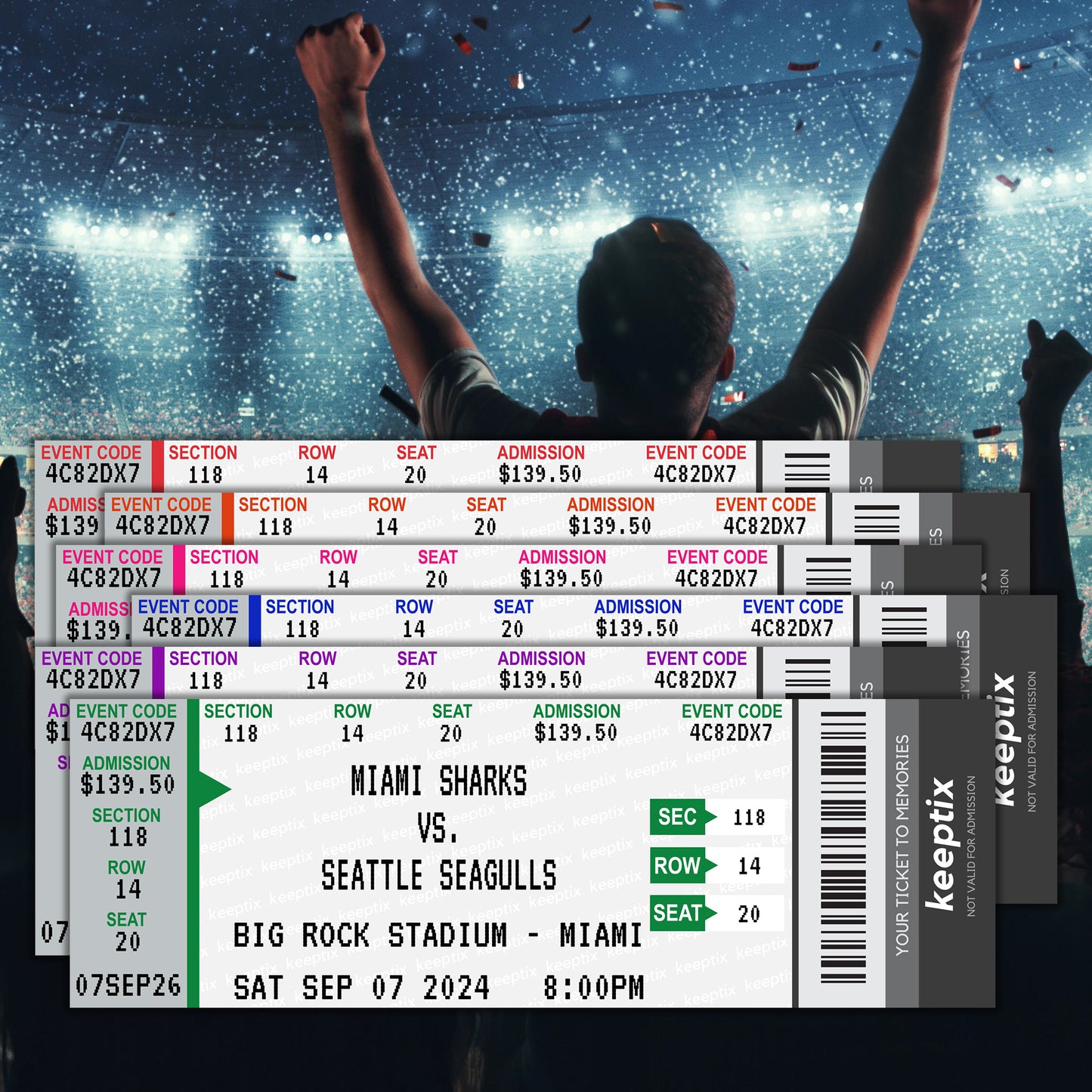 Personalized Sports Tickets